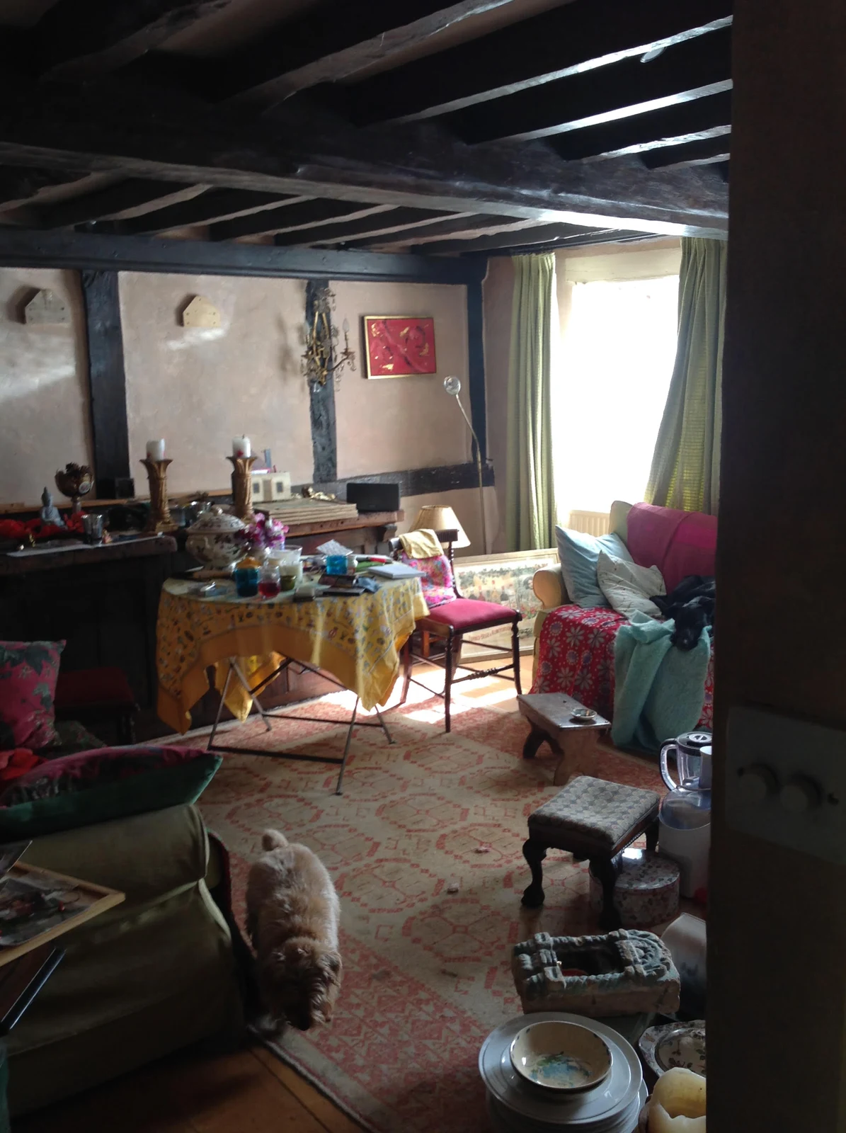 A living room, reimagined, before